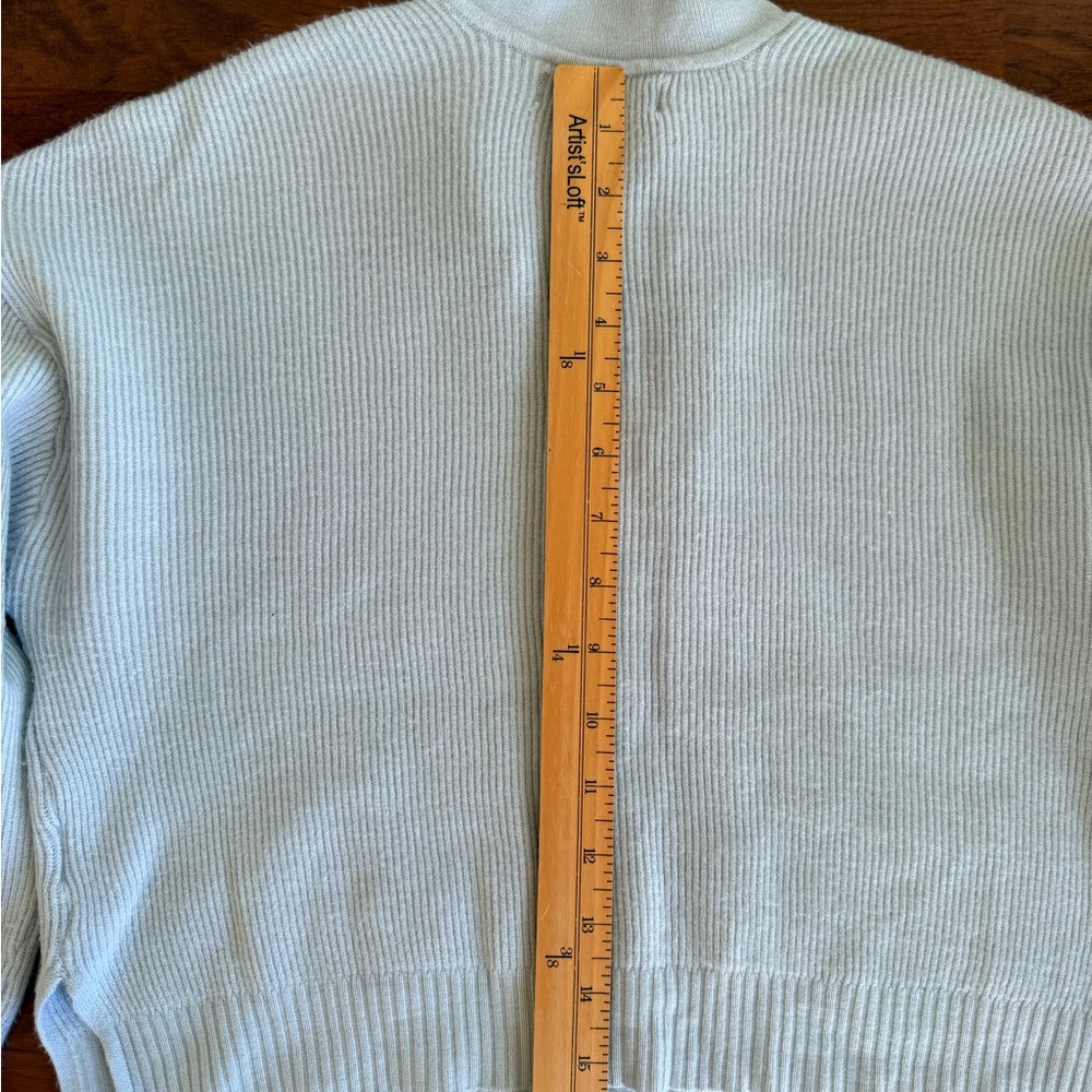 La Hearts Soft Blue V-Neck Sweater‎ - Picture 7 of 8